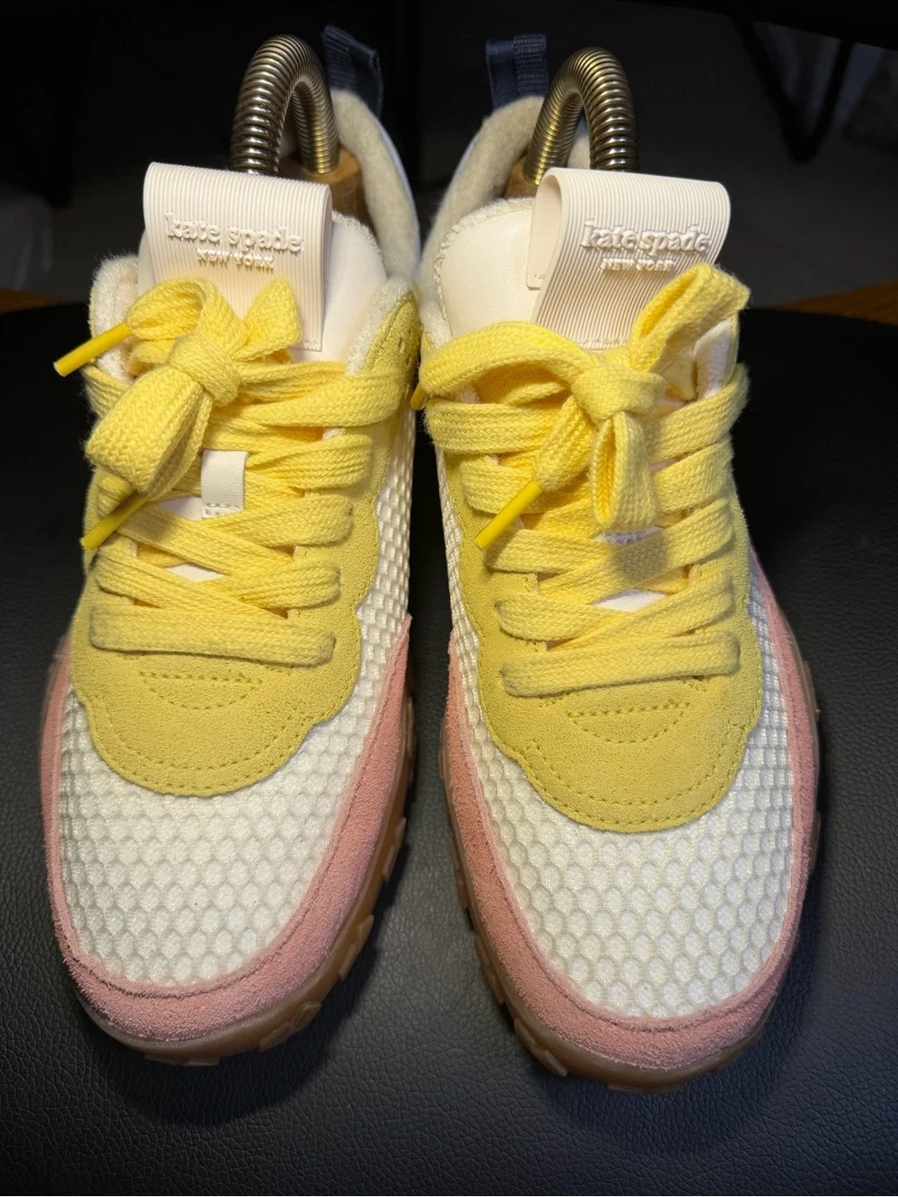 kate spade new york K As In Kate Mesh Lace-Up Low Top Cushioned Sneaker KL986